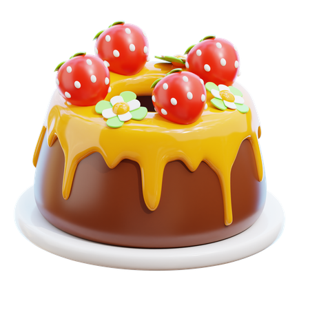 Gâteau  3D Icon