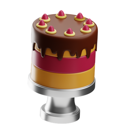 Gâteau  3D Icon