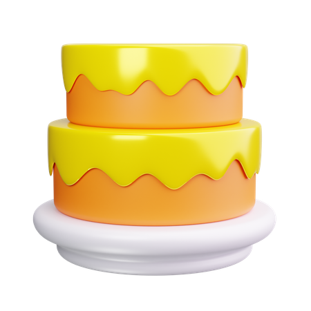 Gâteau  3D Icon