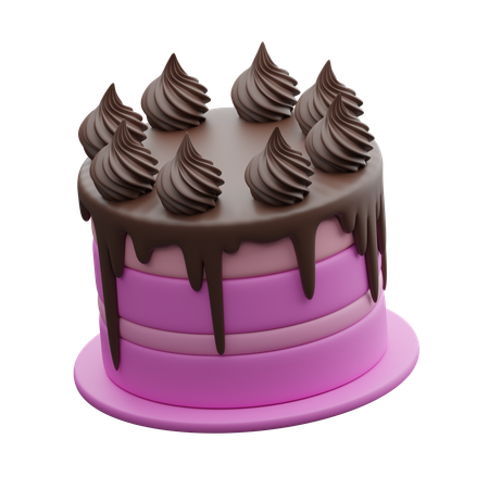 Gâteau  3D Icon