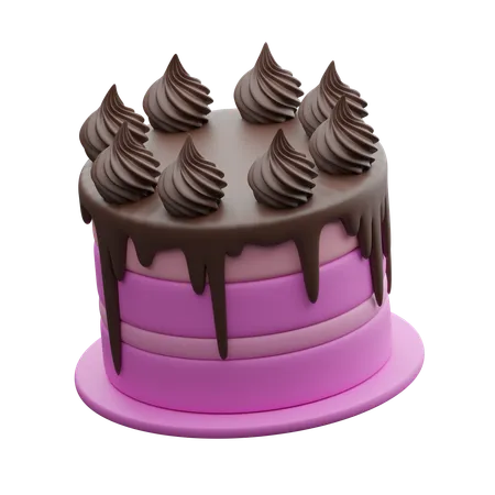 Gâteau  3D Icon