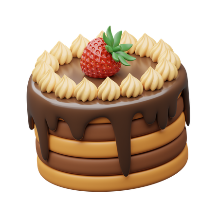 Gâteau  3D Icon