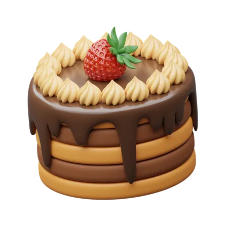 Gâteau  3D Icon