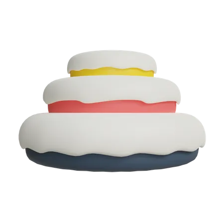 Gâteau  3D Icon