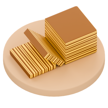 Gâteau  3D Icon