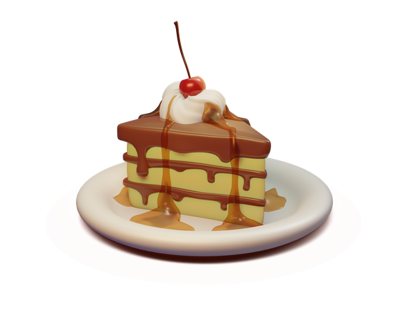 Gâteau  3D Illustration