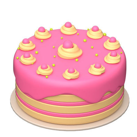 Gâteau  3D Icon