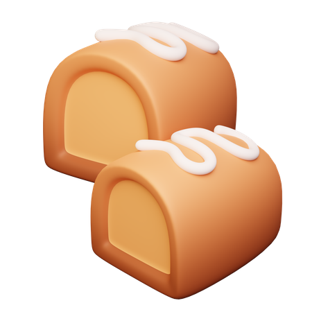 Gâteau à la crème  3D Icon
