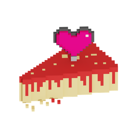 Gâteau d'amour  3D Icon