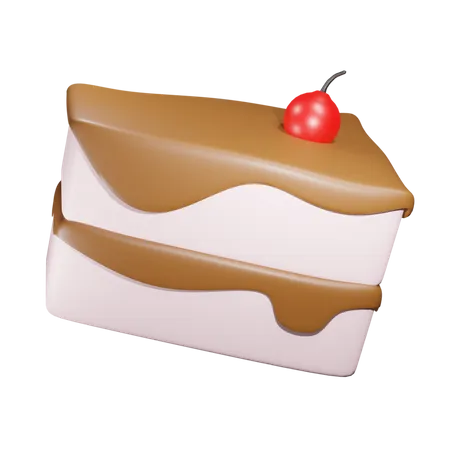 Gâteau au caramel  3D Icon