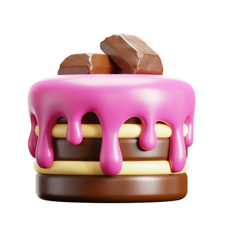 Gâteau Au Chocolat  3D Icon