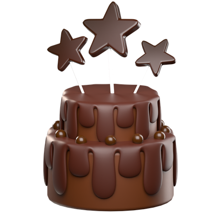 Gateau au chocolat  3D Icon