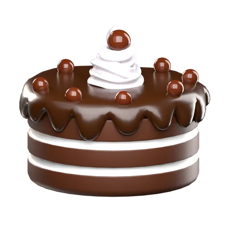 Gateau au chocolat  3D Icon