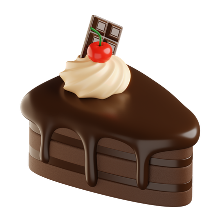 Gateau au chocolat  3D Icon