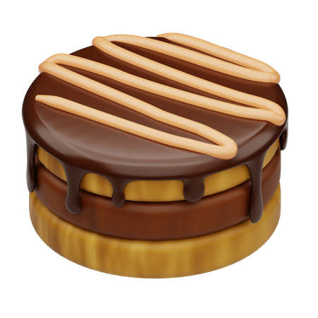 Gateau au chocolat  3D Icon