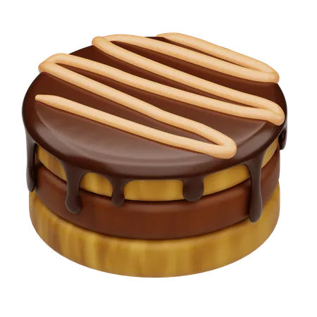 Gateau au chocolat  3D Icon