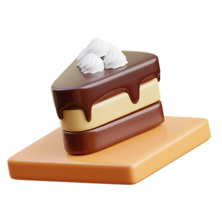 Gateau au chocolat  3D Icon