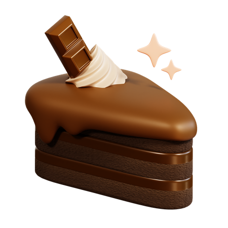 Gateau au chocolat  3D Icon