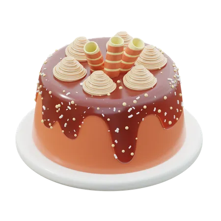 Gâteau au chocolat  3D Icon