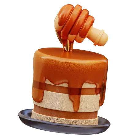 Gâteau au miel  3D Icon
