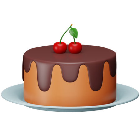 Gâteau au pouding  3D Icon