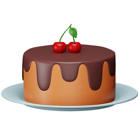 Gâteau au pouding  3D Icon