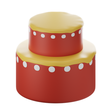 Gâteau aux bougies  3D Icon