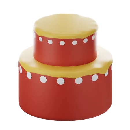 Gâteau aux bougies  3D Icon