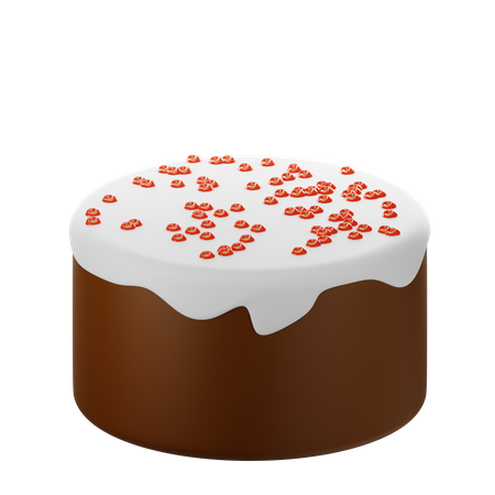 Gâteau aux bougies  3D Icon