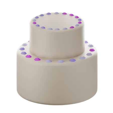 Gâteau aux bougies  3D Icon