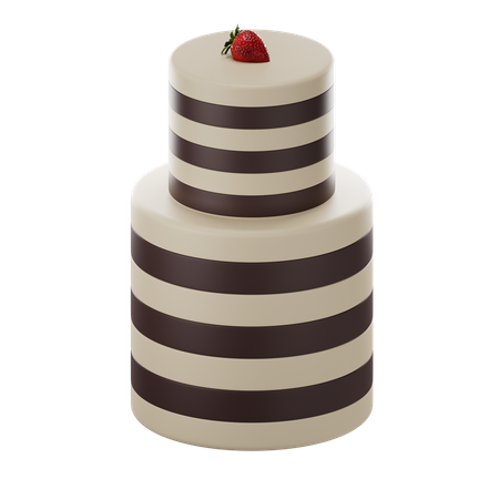 Gâteau aux bougies  3D Icon