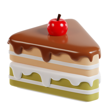 Gâteau aux cerises  3D Icon