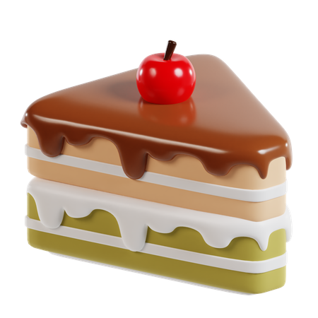 Gâteau aux cerises  3D Icon