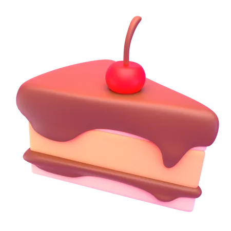 Gâteau aux cerises  3D Icon