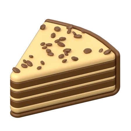 Gâteau aux pépites de chocolat  3D Icon