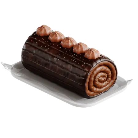 Bûche de Noël  3D Icon