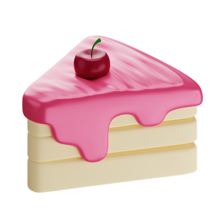 Gâteau aux cerises  3D Icon