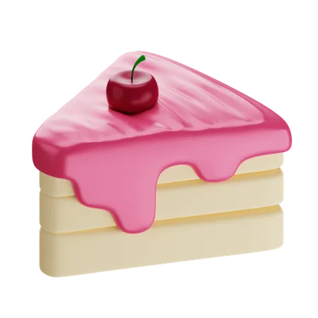 Gâteau aux cerises  3D Icon