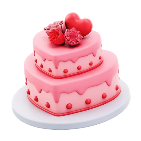 Gâteau d'amour  3D Icon