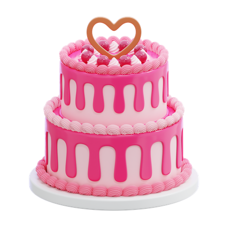 Gâteau d'amour  3D Icon