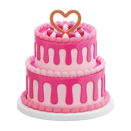 Gâteau d'amour  3D Icon