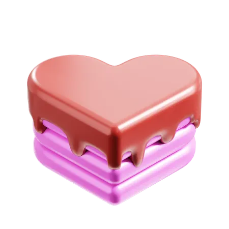 Gâteau d'amour  3D Icon