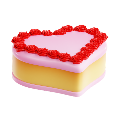 Gâteau d'amour  3D Icon