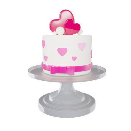 Gâteau d'amour  3D Icon