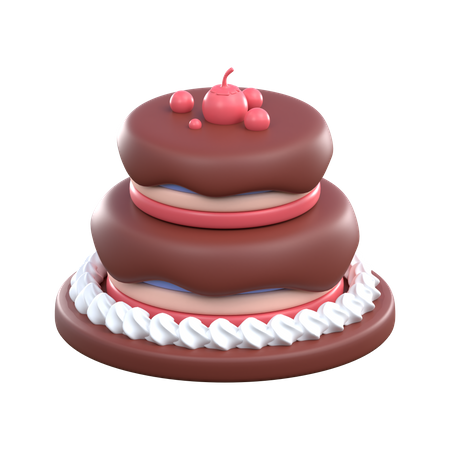 Gâteau d'amour  3D Icon