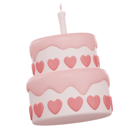 Gâteau d'anniversaire  3D Icon