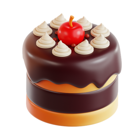 Gâteau d'anniversaire  3D Icon