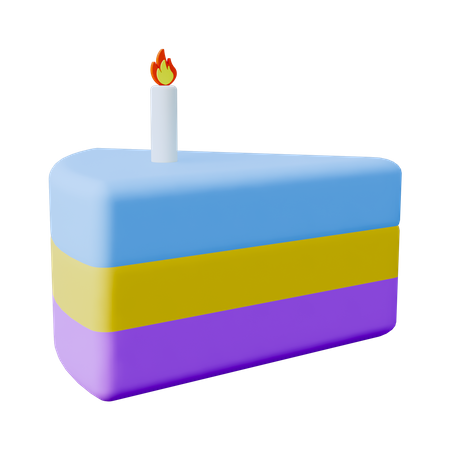 Gâteau d'anniversaire  3D Icon