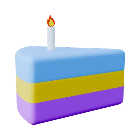 Gâteau d'anniversaire  3D Icon