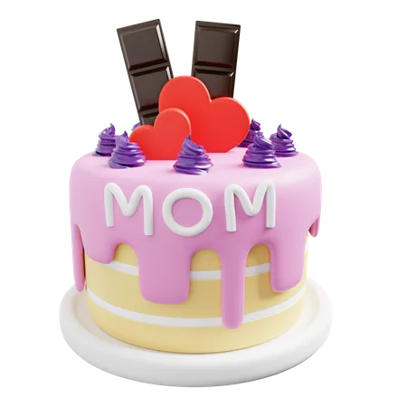 Gâteau de fête des mères  3D Icon